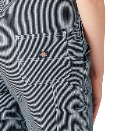 Dickies Women's Denim Bib Overall, Stonewashed Hic, X-Large