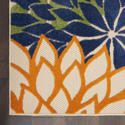 Tapis de surface Nourison ALH05 Aloha, 2'3" x 8', multicolore
