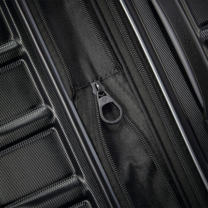 Samsonite Unisex Omni 2 Hardside Expandable Luggage with Spinner Wheels, Midnight Black, 2-Piece Set (Carry-on/Medium), Omni 2 Hardside Expandable Luggage with Spinner Wheels