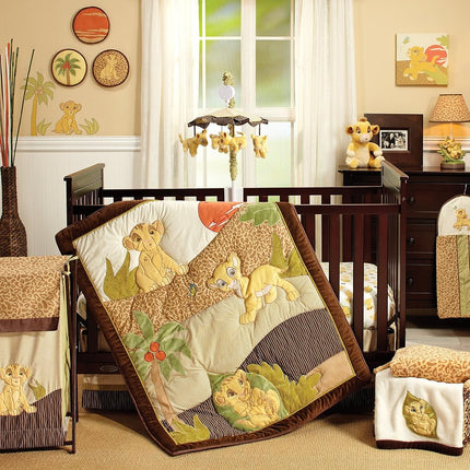Disney Lion King Simba's Wild Adventure Super Soft Appliqued Baby Blanket, 30x40 Inch (Pack of 1) (6804210)