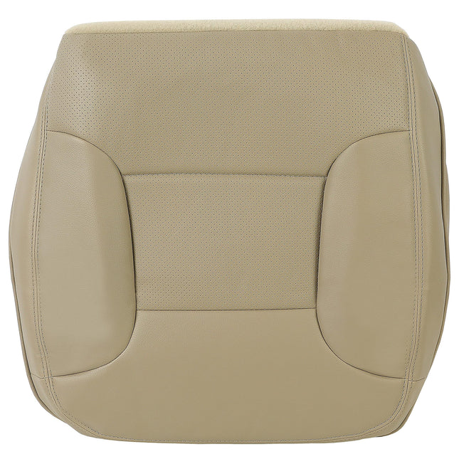 ECOTRIC Synthetic Leather Seat Armrest Cover Med Mocha Tan Compatible with 1992-1996 Ford Bronco Eddie Bauer, XLT, XLT Sport, Nite Edition, 4X4, 2WD Driver & Passenger Side