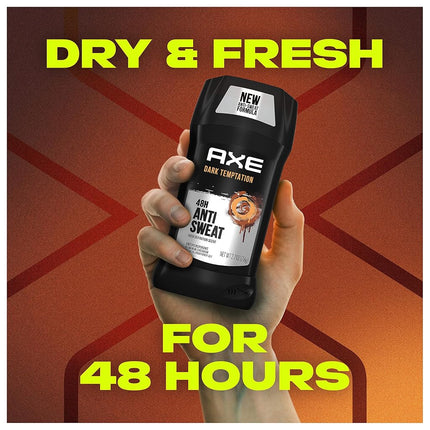 Axe Anti Perspirant Odor & Wetness Protection Dark Temptation 2.7 oz (Pack of 6)