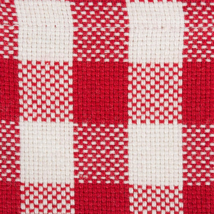DII Cotton Woven Heavyweight Kitchen Dish Towels, Absorbent Washing Drying Everyday Cooking and Baking, Holiday Checks, Dishtowels 18 x 28 and Dishcloth 13 x 13