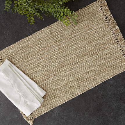 DII Tabletop Collection, Cotton, Taupe, Placemat Set, 13x19