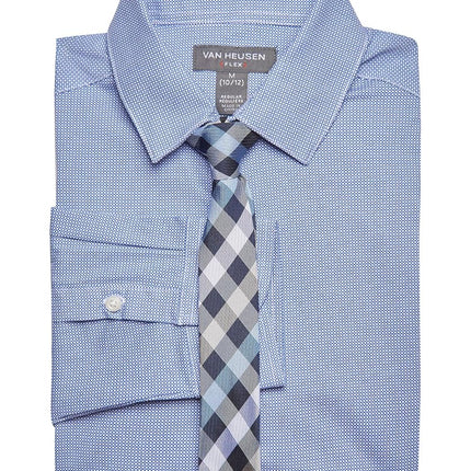 Ensemble chemise habillée et cravate à manches longues Van Heusen pour grands garçons