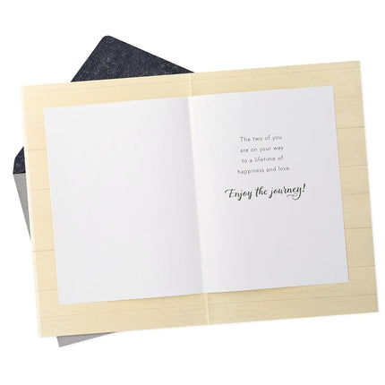 Hallmark Wedding Card, Bridal Shower Card, or Engagement Card (Enjoy The Journey)