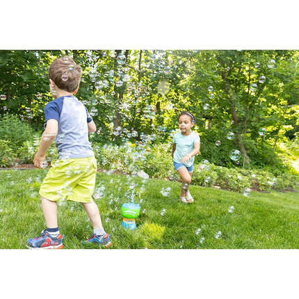 Little Kids FUBBLES NO Spill Funfiniti Bubble Machine | Blows One Hour of Non Stop Bubbles | Toy Set Includes 36oz of Non Toxic Refill Solution (99456E)