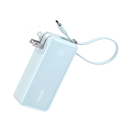 Anker Power Bank (10K, Fusion, Built-In Cable)