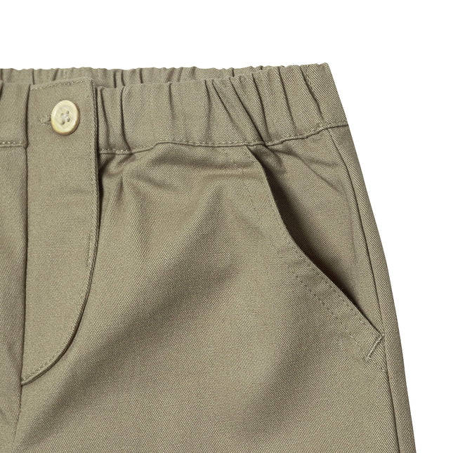 Pantalones de lona Gerber para bebés y niños pequeños, color canela, 3T