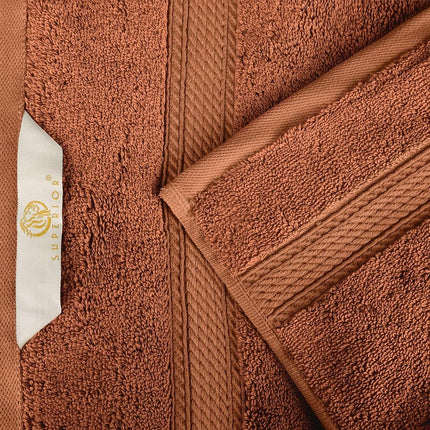Home City, 100% Cotton, Towel Set, Rust - Towel