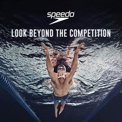 Gafas de natación Speedo Unisex-Adulto Speed Socket 2.0, Negro/Plateado Espejado