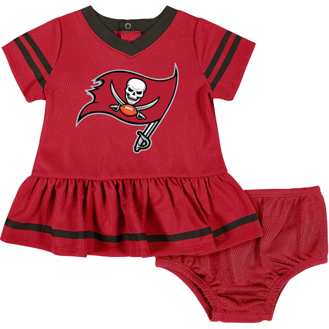 Gerber Girls' NFL Team Jersey Dress and Diaper Cov