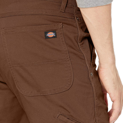Dickies Men's Tough Max Duck Double Knee Pant, Stonewash Timber, 38W x 32L