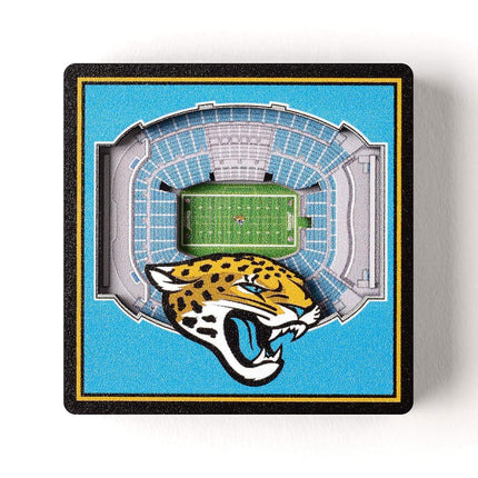 YouTheFan NFL Jacksonville Jaguars 3D StadiumView Magnets - TIAA Bank Field