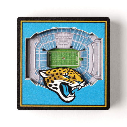 YouTheFan NFL Jacksonville Jaguars 3D StadiumView Magnets - TIAA Bank Field