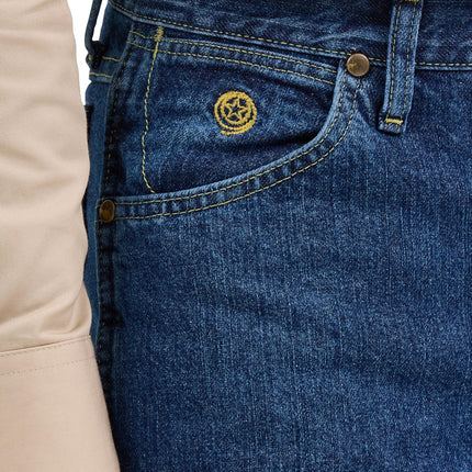 Wrangler Men's George Strait Cowboy Cut Original Fit Jean, Dark Stone, 36W x 34L