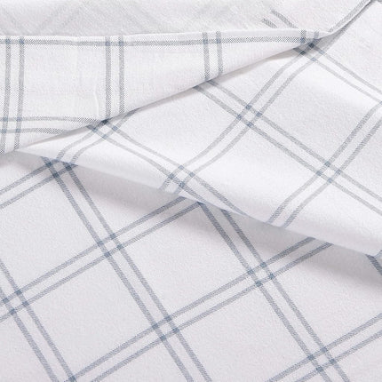 Eddie Bauer - Full Sheets, Cotton Flannel Bedding Set, Brushed for Extra Softness, Cozy Home Decor (Westridge Plaid, Full)