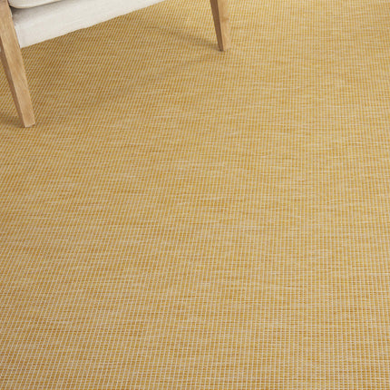 Nourison Positano 4' x 6' Yellow Fabric Modern Area Rug (4' x 6')