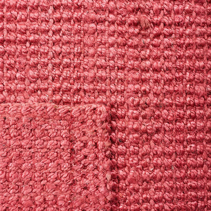 SAFAVIEH Natural Fiber Collection Runner Rug - 2'3" x 7', Red, Handmade Farmhouse Jute, Ideal for High Traffic Areas in Living Room, Bedroom (NF730D)