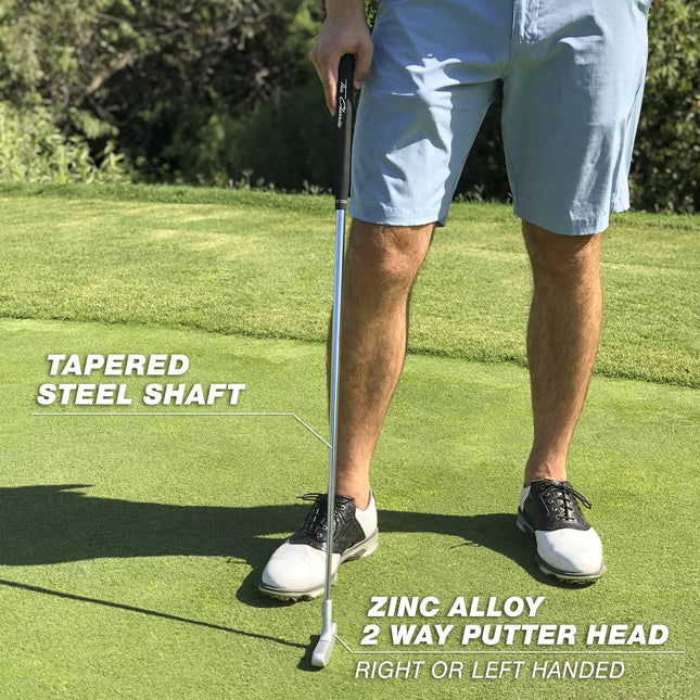 The Classic Golf Putter by GoSports - Premium Grip and Classic 2 Way Head - 35 Inch Length