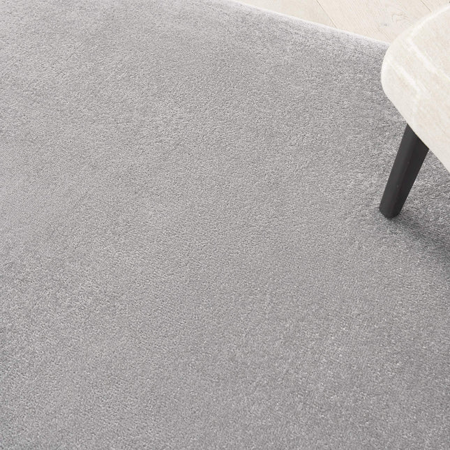 Nourison Essentials Indoor/Outdoor Silver Grey 6' x 9' Area Rug, Easy Cleaning, Non Shedding, Bed Room, Living Room, Dining Room, Backyard, Deck, Patio (6x9)
