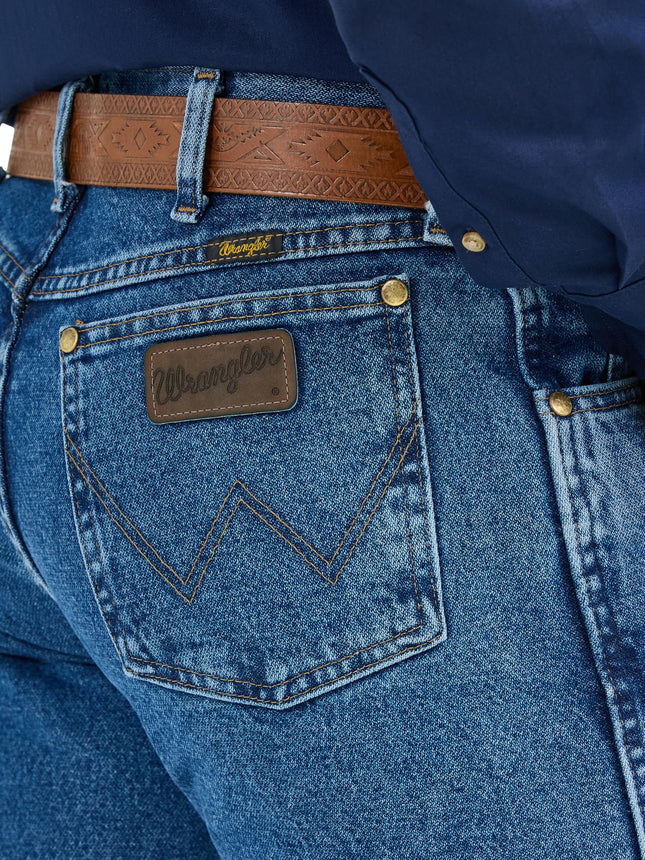 Wrangler Men's Premium Performance Cowboy Cut Regular Fit Jean, Navy, 32W x 34L