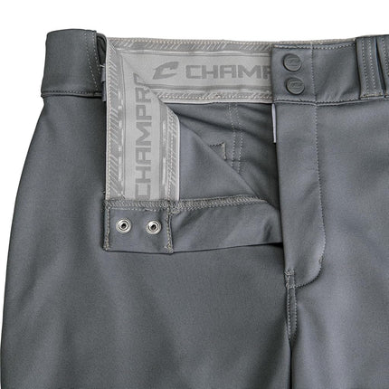 Champro Men's Triple Crown 2.0 Baseball Knickers Pants, Graphite, X-Large