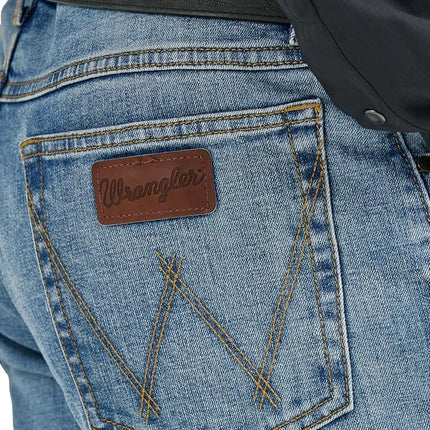 Wrangler Men's Big and Tall Big & Tall 20X Competition Active Flex Relaxed Fit Jean, Admiral Blue, 32X38
