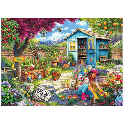RoseArt - Hobby Haven - Couple in The Garden 1000 Piece Jigsaw Puzzle for Adults