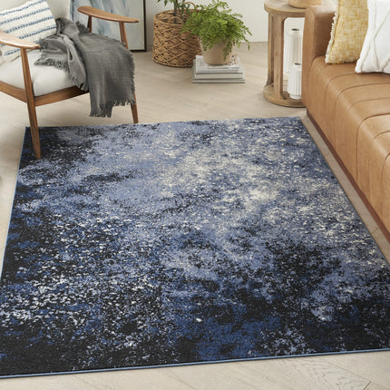Nourison Passion Abstract Light Blue 5'9" x 3'9" A