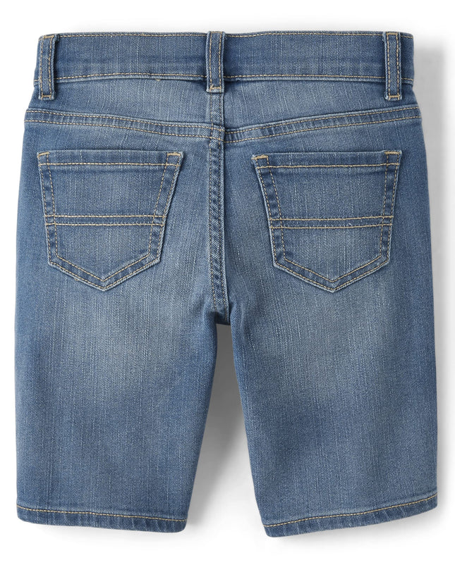 The Children's Place Boys' Denim Shorts, Barlow Wash/Flint Wash/Teach Wash 3-Pack, 10