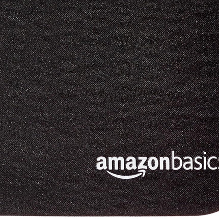 Amazon Basics Gaming Mouse Pad, Standard, Rectangular, Black, 320L x 269W mm
