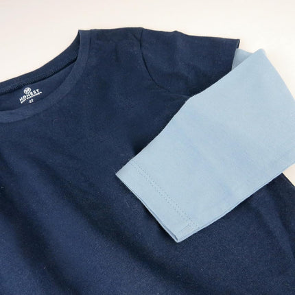 HonestBaby Lot de T-shirts à manches longues unisexe pour bébé 100 % coton biologique, Sable foncé, 24 mois