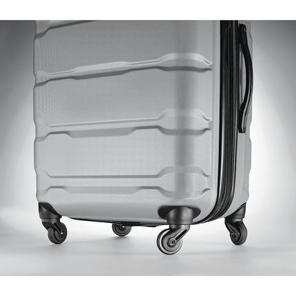 Samsonite Omni Pc Hardside Expandable Luggage, Silver, Carry-On 20-Inch, Omni Pc Hardside Expandable Luggage with Spinner Wheels