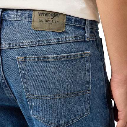 Wrangler Mens Classic Regular Stonewash Mid 36W / 30L