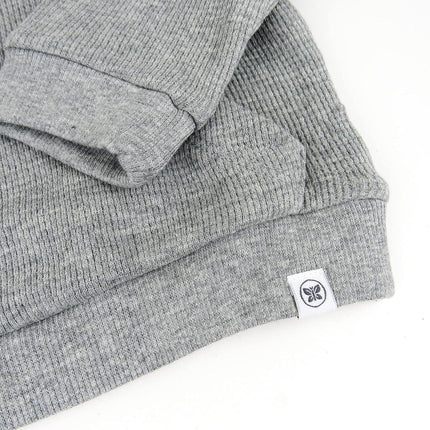 HonestBaby Multipack Pullover Hoodie Sweatshirt Jogger Sweatpant Sets Organic Cotton Baby, Toddler, Boys, Girls, Unisex, Gray Heather, Newborn