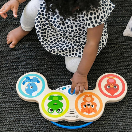 Baby Einstein Magic Touch Drums Wooden Drum Musical Toy, Ages 6 Months and up