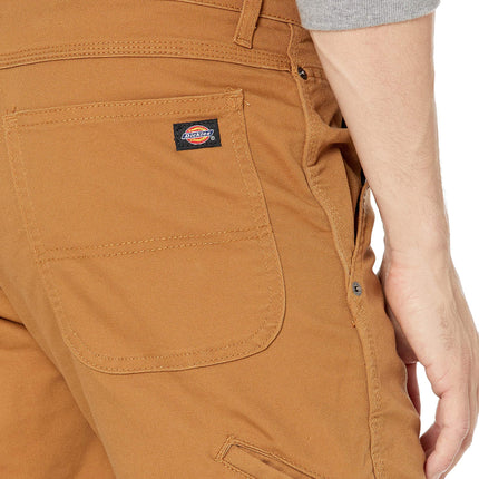 Dickies Pantalón Tough Max Duck de Doble Rodilla para Hombre, Marrón Duck Lavado a la Piedra, 40W x 32L