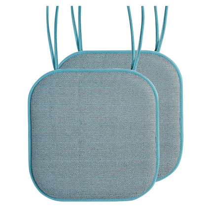 Elegant Comfort Chair Cushion Covers with Ties and