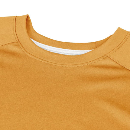 CHAMPRO Top Spin Lightweight Polyester Baseball Jersey, Adult Medium, Gold,White