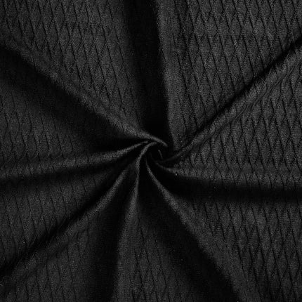 Superior 100% Cotton Thermal Blanket, Soft and Breathable Cotton for All Seasons, Bed Blanket and Oversized Throw Blanket with Luxurious Diamond Weave - Full/Queen Size, Black