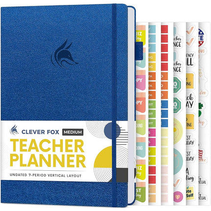 Clever Fox Teacher Planner – School Year Planner w