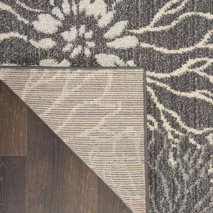 Nourison Charleston Black Sarouk 9.6-Feet by 13.6-Feet 100-Percent Wool Oversize Rug