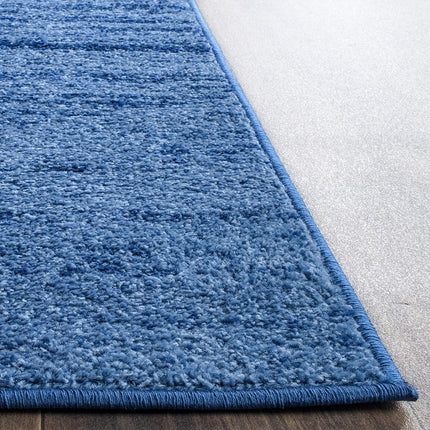 Safavieh Modern Ombre Indoor Woven Runner Area Rug, Adirondack Collection, ADR113, in Light Blue / Dark Blue, 76 X 244 cm for Living Room, Bedroom or Any Indoor Space