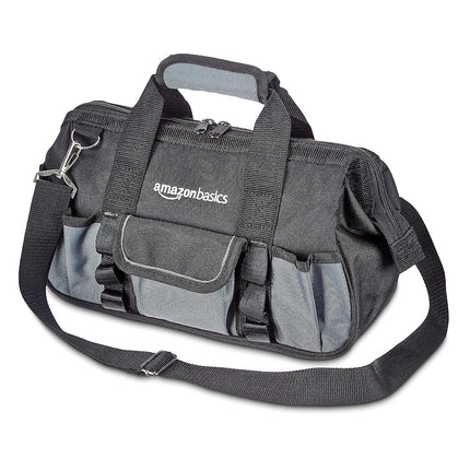 Amazon Basics Tool Bag, 30.5 cm, Grey,silver