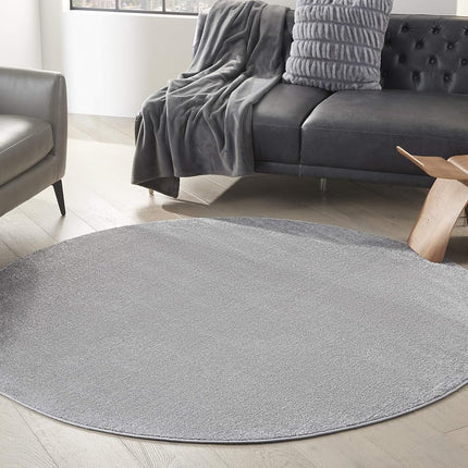 Nourison Essentials Indoor/Outdoor Silver Grey 6' 