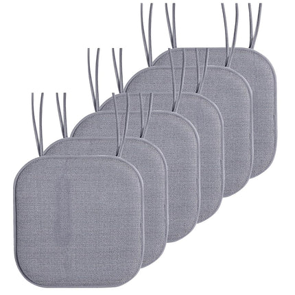 Elegant Comfort Chair Cushion Covers with Ties and