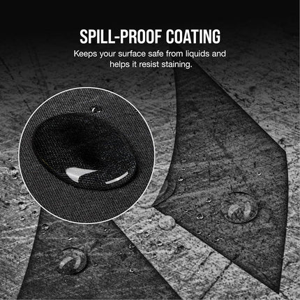 Corsair MM300 PRO Premium Spill-Proof, Stain-Resistant Cloth Gaming Mouse Pad (36 x 30 cm Surface, Micro-Weave Fabric, 3 mm Thick Plush Rubber, Durable Anti-Fray Edges) Medium, Black/Grey