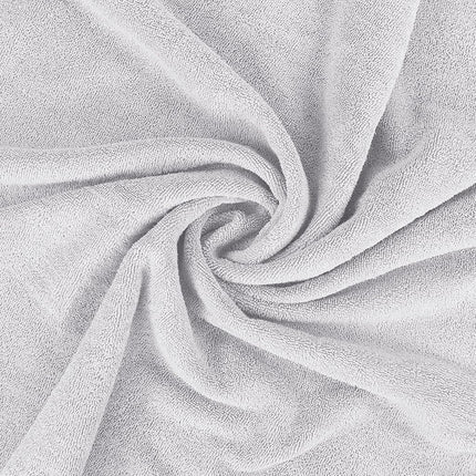 Utopia Towels - Premium Jumbo Bath Sheet (90 x 180 cm, 2 Pack) - 100% Ring Spun Cotton Highly Absorbent and Quick Dry Extra Large Bath Sheet - Super Soft Hotel Quality Towel (Silver)