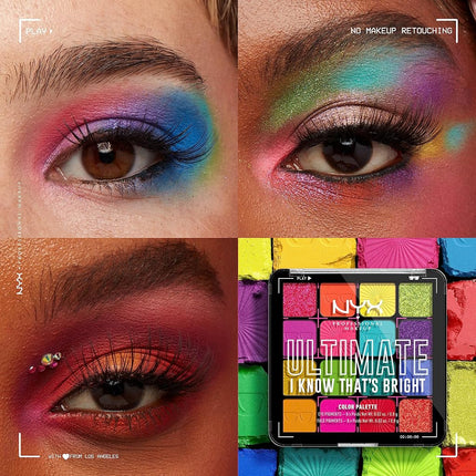 NYX PROFESSIONAL MAKEUP, Ultimate Shadow Palette, Eyeshadow Palette - I Know It's Brilliant